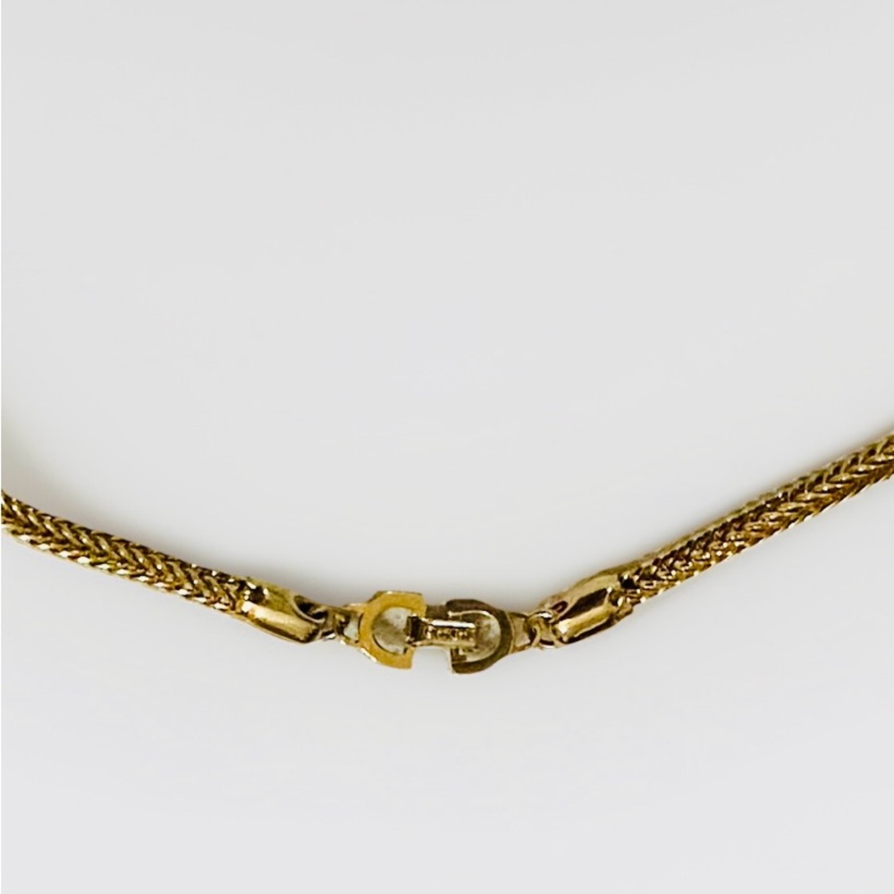 Vintage Christian Dior Gold Rope Chain Necklace - Picture 5 of 7